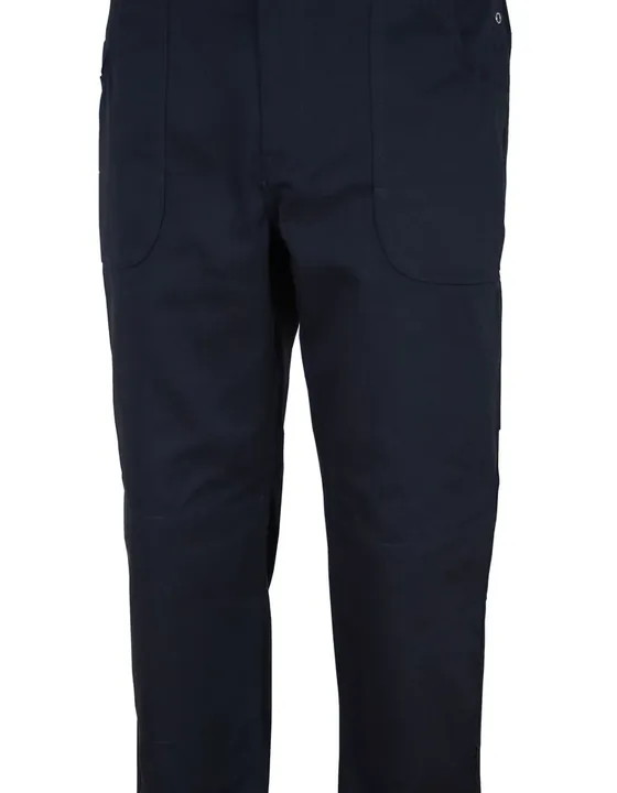 Siyah gabardin işçi pantolonu